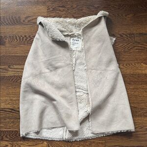 Dylan Los Angeles Women's Beige Faux Sherpa Vest